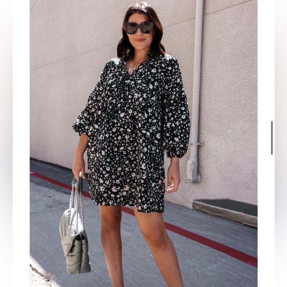 WHO WHAT WEAR FLORAL BABY DOLL DRESS✨ - Picture 2 of 13